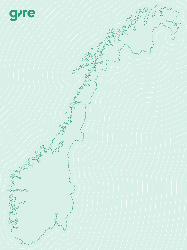Article illustration, map of norway